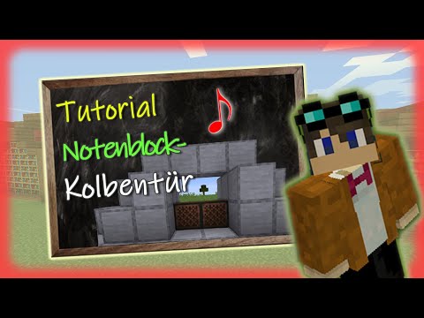 Redstone-Schule Folge 40 - Notenblock-Tür - Tür aus Notenblöcken