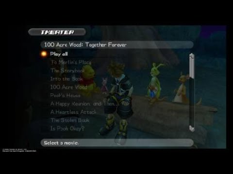 Kingdom hearts 2 100 Acre woods Full Cutscenes