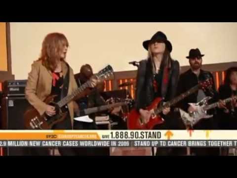 Courage & Barracuda live on Stand Up To Cancer (SU2C) 2010 feat. Dave Stewart, Orianthi & Heart
