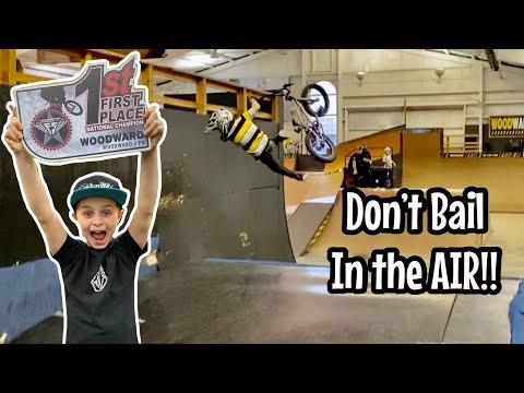 FIRST USA FREESTYLE BMX COMPETITION! Don't Bail in the AIR!