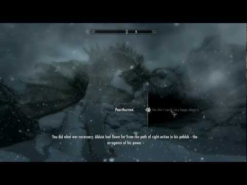 [Skyrim] Final Boss & Main Quest Ending (Dragonslayer)