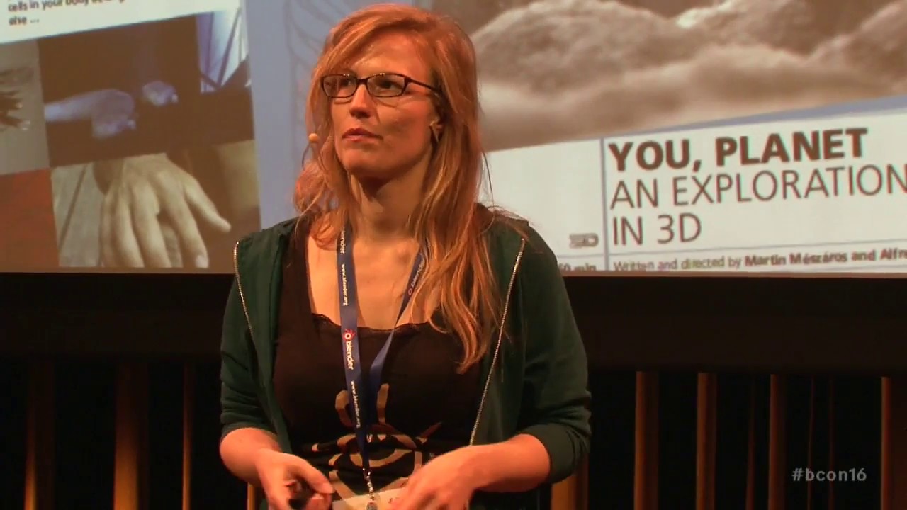 Microscopic 3D data processing in Blender