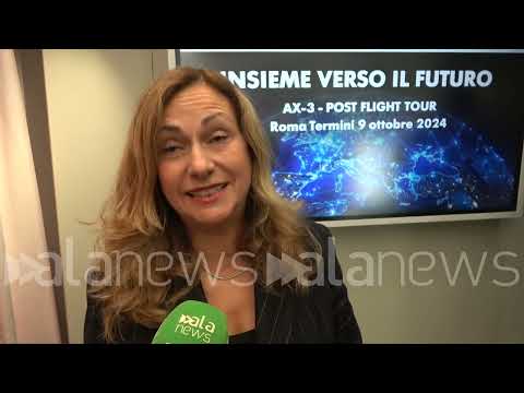 FS, AX-3 mission astronauts travel on Frecciarossa