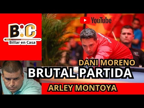 PARTIDA BRUTAL Dani Moreno vs Arley Montoya 60 PUNTOS QUE NIVEL