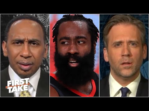 史蒂芬 A. 與 Max 反應詹姆斯哈登缺席火箭隊訓練營 | First Take (Stephen A. & Max react to James Harden's absence from Rockets' training camp | First Take)