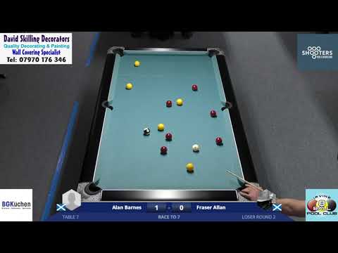 Ayrshire Open Loser Round 2 (Table 7 Irvine) - Alan Barnes v Fraser Allan