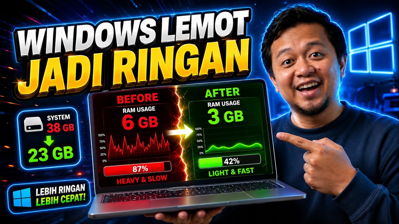 BYE BYE WINDOWS LEMOT! Cara Tweak Windows 11 Yang AMAN Dan Jadi RINGAN