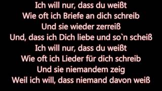 Ich will nur, dass du weißt - SDP [LYRICS]