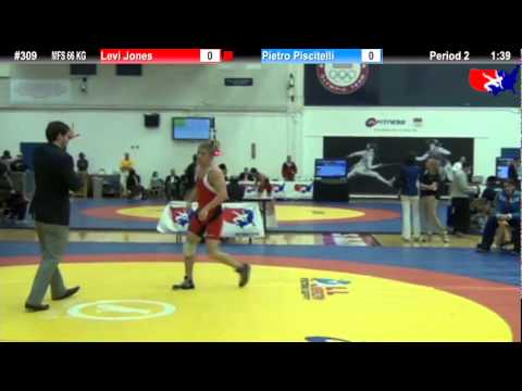 Schultz MFS 66 KG Cons. Round 1: Levi Jones (Sunkist Kids) vs. Pietro Piscitelli (Italy)