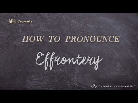 How to Pronounce Effrontery (Real Life Examples!)