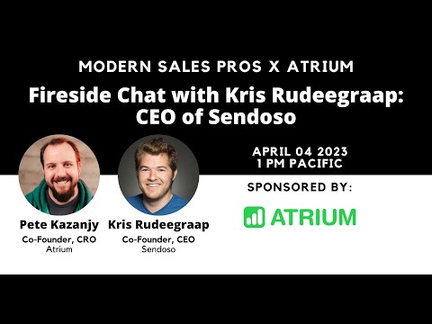 Fireside Chat with Kris Rudeegraap: CEO of Sendoso