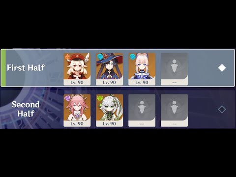 3.1/3.2 Spiral Abyss, 5★ Catalyst Team 📖 - (Floor 12, 9★)