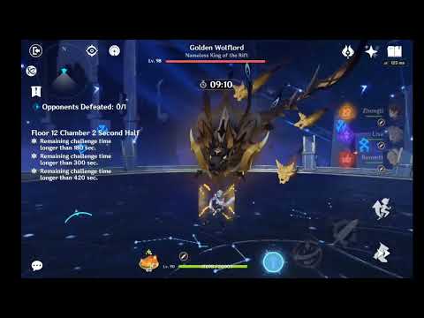 Eula C0 vs Golden Wolflord. Spiral Abyss 2.5 Chamber 2