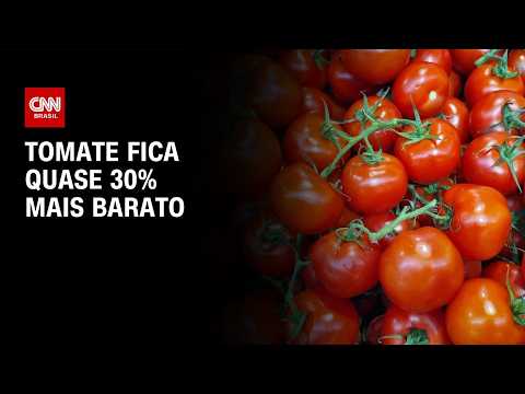 Tomate cai quase 30% em junho e puxa índice de preços Ceagesp para baixo |CNN NOVO DIA