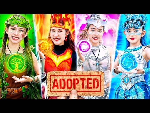 Pinky Adopted 4 Elements: Fire, Water, Air And Earth! Four Elements Vs Tung Tung Tung Sahur
