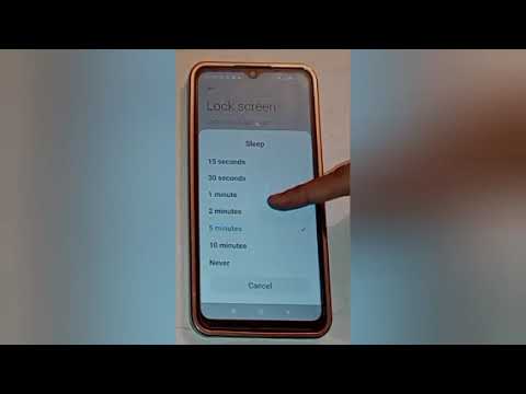 how to change sleep mode in redmi 9 a sport, Change sleep mode setting