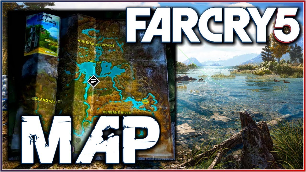 Far Cry 5 3D MAP, Map Size, Points of Interest & More!