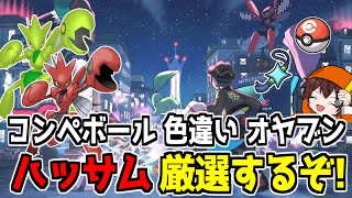 【ポケモンZA】コンペボール 色違い オヤブン ハッサムを捕まえる道 571/1000
