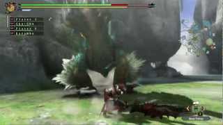 Monster Hunter 3 Ultimate (Wii U) Zinogre Gameplay Video
