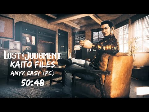 Lost Judgment: Kaito Files - Any% Easy Speedrun (PC) - 50:48