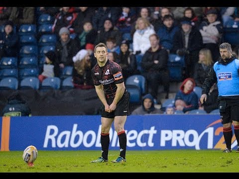 Greg Laidlaw Missed Penalty Edinburgh v Leinster 20th Dec 2013