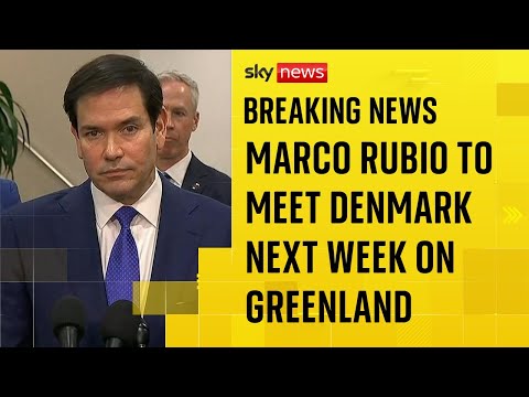 Rubio to meet Danish officials next week to discuss Greenland