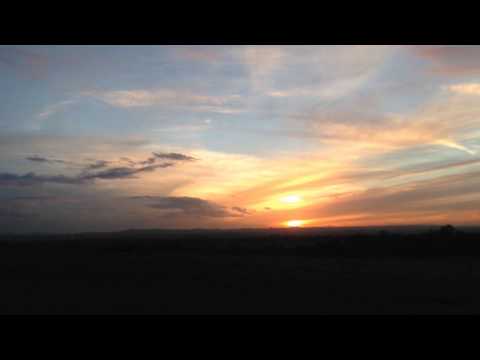 Timelapse Sunset 7th November 2013 Over Walsall Town
