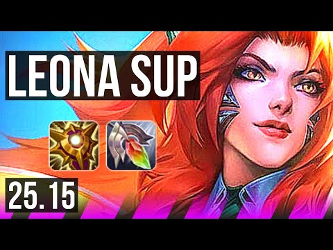 LEONA & Jhin vs YUUMI & Yunara (SUP) | KR Master | 25.15