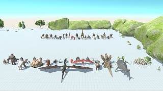 Real Animal vs Fictional Animals - Animal Revolt Battle Simulator