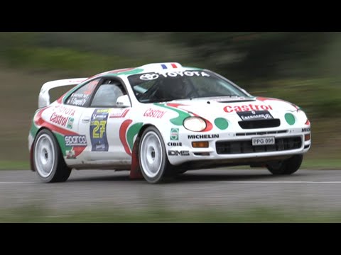 Toyota Celica GT-Four ST205 Gr. A | Turbo Anti-Lag & Engine Sound at Rally Legend!