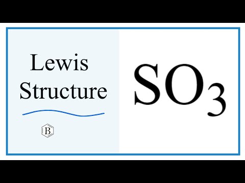 Lewis Dot Structure for SO3 (Sulfur trioxide)