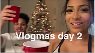 VLOGMAS DAY 2 HANGING STOCKINGS, MEET MY BROTHER, DATE NIGHT WITH MY BOYFRIEND
