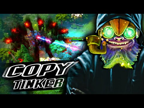 COPY TINKER WITH A PERFECT GAME | Dota 2 Tinker Gameplay |