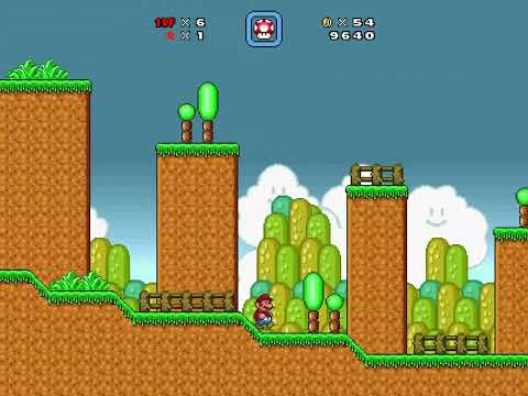 Super Mario Bros. X (SMBX) playthrough - The Unknown Travel - World 1