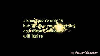 FIREWORKS-sounds like harmony LYRICS (Nightcore)