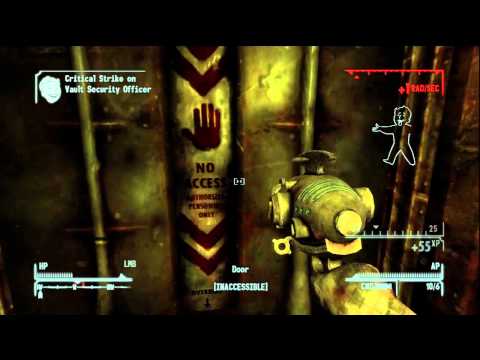 Fallout New Vegas Vault 34 Guide Armory Room