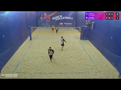 09:20 I. Datsiuk / V. Antoniuk - I. Horiaiev / M. Kyselov 14.12.2022 | Winners Beach Volleyball