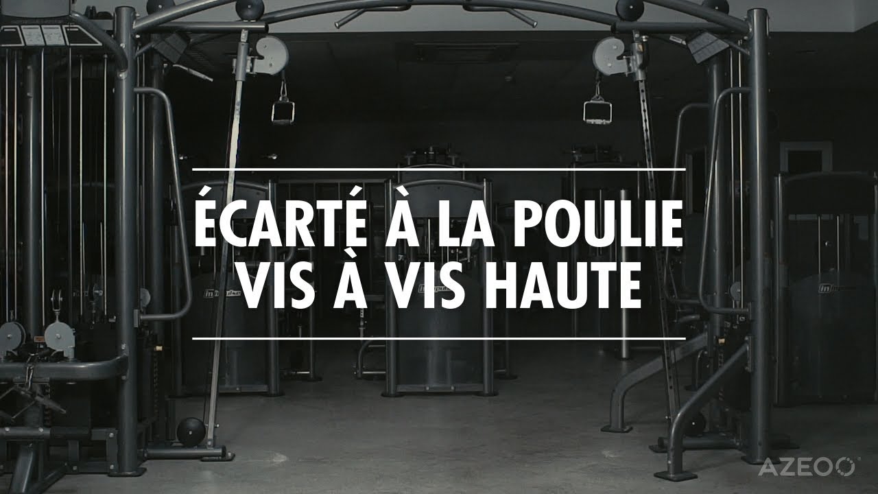Watch video E?carte? a? la poulie vis a? vis haute E?carte? a? la poulie vis a? vis haute