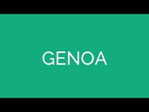 How To Pronounce Genoa