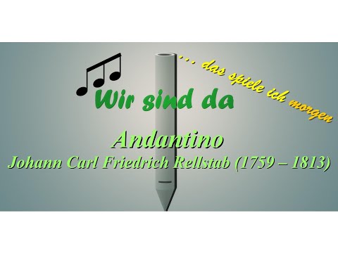 Andantino - Johann Carl Friedrich Rellstab | ... das spiele ich morgen! | Easy Organ Pieces