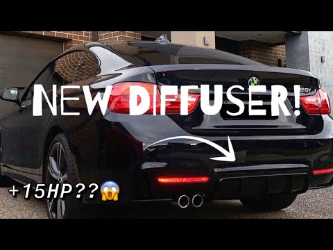 BMW 4 Series Rear Diffuser Install (F32/F33/F36)