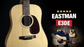 Video thumbnail for Eastman E3DE - Solid Wood Dreadnought Cannon! by Acoustic Letter