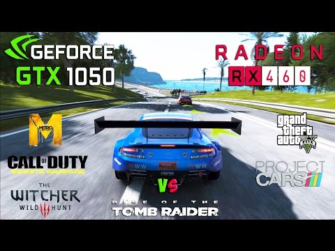 GTX 1050 vs RX 460 Test in 6 Games (FX 8350)