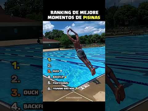 TOP 5 MOMENTOS DE PISCINAS (Parodia En Español) Rankings EN ESPAÑOL #shorts #humor