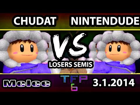 TFP6 - Nintendude (Ice Climbers) Vs. Chudat (Ice Climbers) SSBM Losers Semis - Melee