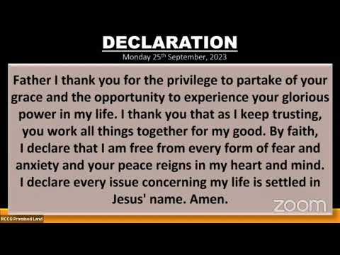 COMMAND YOUR WEEK || Monday 25th September, 2023