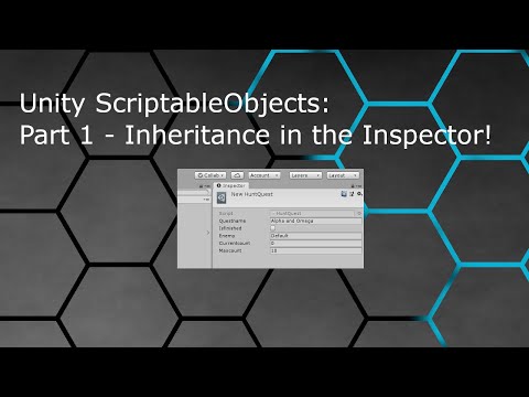 Unity Scriptableobjects Part 1 Scriptableobject Inheritance