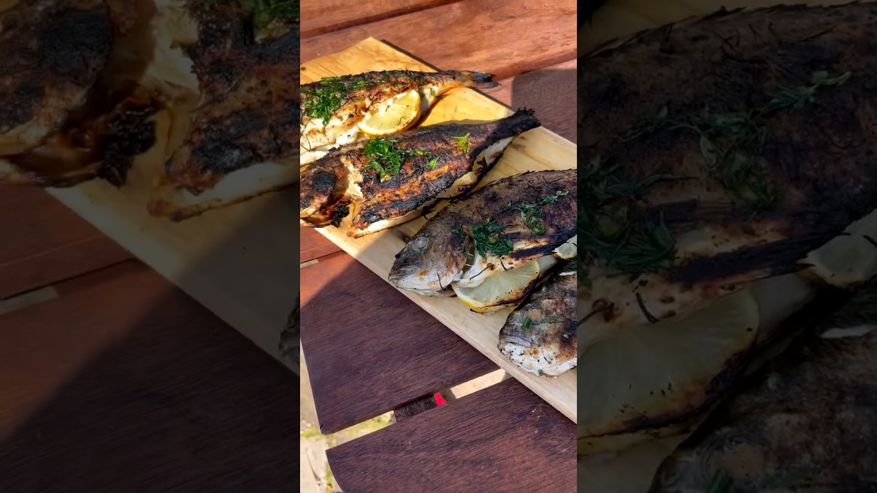 How to cook sea bream on the BBQ! #bbq #fish #cooking
