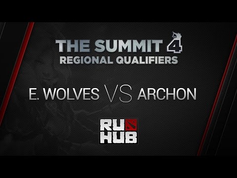 (MUST SEE!!!) Elite Wolves vs Archon, The Summit 4 NA Quals, Game 1