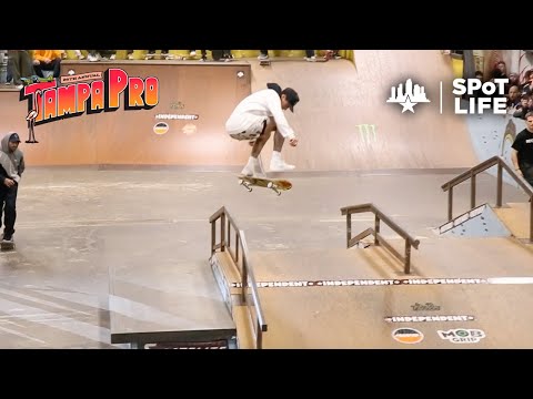 Tampa Pro 2020: Independent Best Trick –Jamie Foy, Nyjah Huston, Yoshi Tanenbaum– SPoT Life